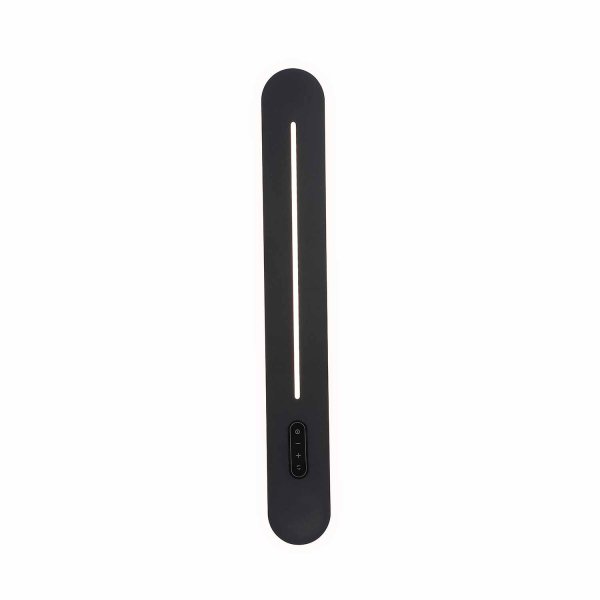 Applique LED tactile Sannix noire 60 cm, applique linéaire longue avec tactile 2
